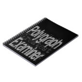 Carnet Examinateur de polygraphe Extraordinaire (Côté gauche)