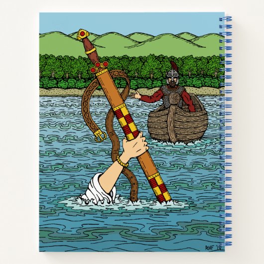 Carnet Excalibur et Arthur (Dos)