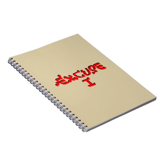 Carnet Excuse I (Côté Droit)