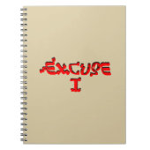 Carnet Excuse I (Devant)