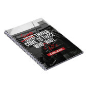 Carnet Exercice de musculation Mots Motivationnels (Côté Droit)