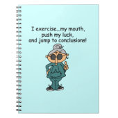 Carnet Exercice, Push, Jump Humour (Devant)