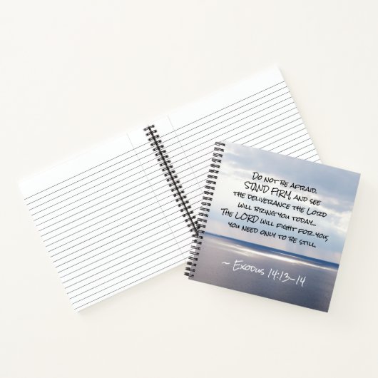 Carnet Exode 14:13-14 Ne craignez pas STAND FIRM (Intérieur)