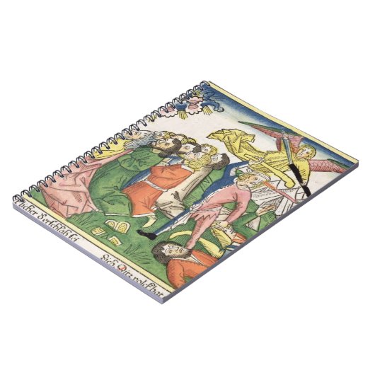 Carnet Exode 32 15-23 Moïse cassant les comprimés en (Côté gauche)