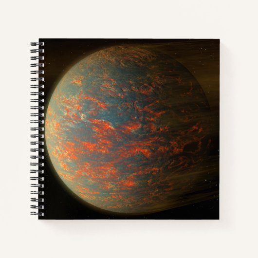 Carnet Exoplanet 55 Cancri E Et Sa Surface Moulée (Devant)