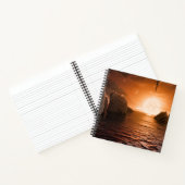 Carnet Exoplanet Trappist-1f De Son Côté Nocturne Icy. (Intérieur)