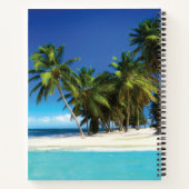 Carnet Exotic beach throw pillow (Dos)