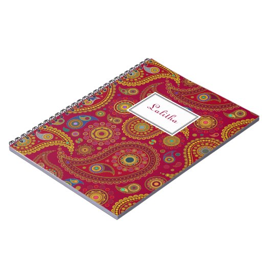 Carnet exotique de Paisley (Côté gauche)