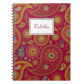 Carnet exotique de Paisley (Devant)