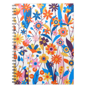 Carnet Exotique multicolore Floral Arrière - plan-32939