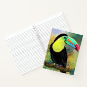 Carnet Exotique Tropical Toco Toucan Bird - Peinture Mign (Intérieur)