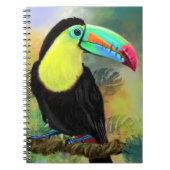 Carnet Exotique Tropical Toco Toucan Bird - Peinture Mign (Devant)
