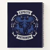 Carnet Expecto Patronum Graphisme Silhouette Vintage (Dos)