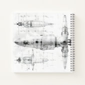 Carnet Expédition de l'espace de plan d'esquisse (Dos)