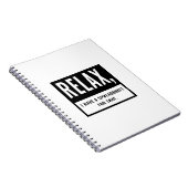Carnet Expert-comptable CPA, détendez-vous, j'ai un table (Côté Droit)
