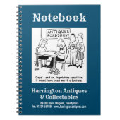 Carnet Expert laisse tomber un objet antique de valeur. C (Devant)