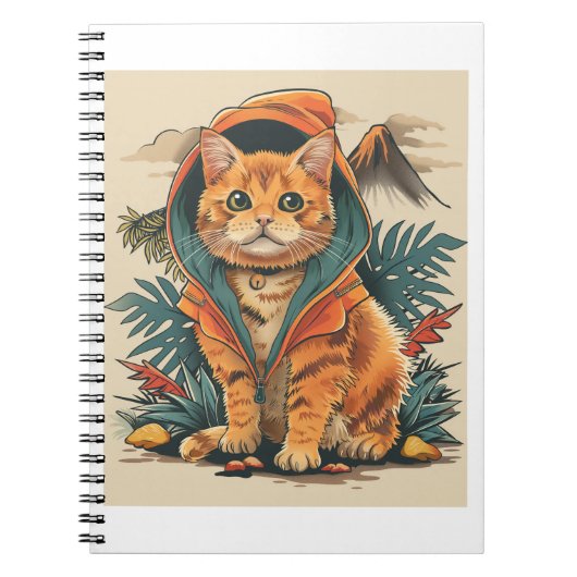 Carnet Explorateur de chats Dinosaur (Devant)