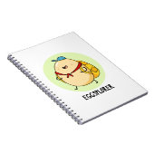 Carnet Explorateur d'oeufs Drôle de Pun Explorateur d'oeu (Côté Droit)