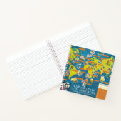 Carnet Exploration et découverte Carte du monde de l'hist (Intérieur)