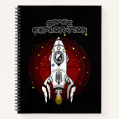 Carnet Exploration spatiale du futurisme rétro (Devant)