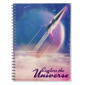 Carnet Explorer l'affiche de l'espace Vintage Universe (Devant)