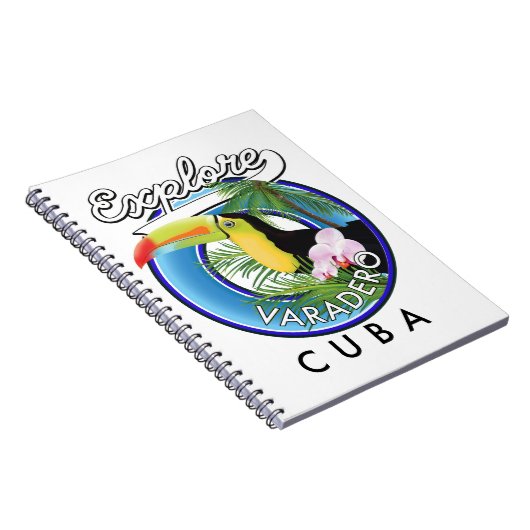 Carnet Explorer le logo de voyage Varadero Cuba (Côté Droit)