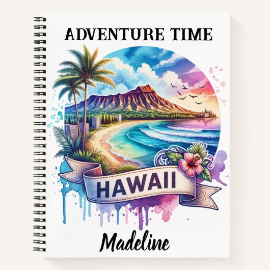 Carnet Explorer les plages époustouflantes d'Hawaï (Devant)