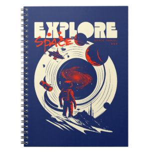 Carnet Explorer l'espace - Astronaute cosmique