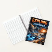 Carnet Explorer l'Univers – Vaisseau Spatial Sci-Fi (Intérieur)