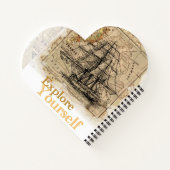 Carnet Explorez-vous Citation Inspirationnelle Motivation (Dos)