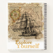 Carnet Explorez Vous-Même Élégant Citation D'Amélioration (Dos)