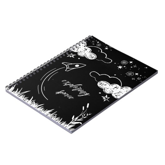 Carnet exploring space (Côté gauche)