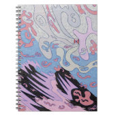 Carnet "Explosion dans l'espace" Art Abstrait (Devant)