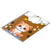 Carnet Explosion de Chat Orange Mignon – Bande Des (Côté gauche)