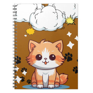 Carnet Explosion de Chat Orange Mignon – Bande Des