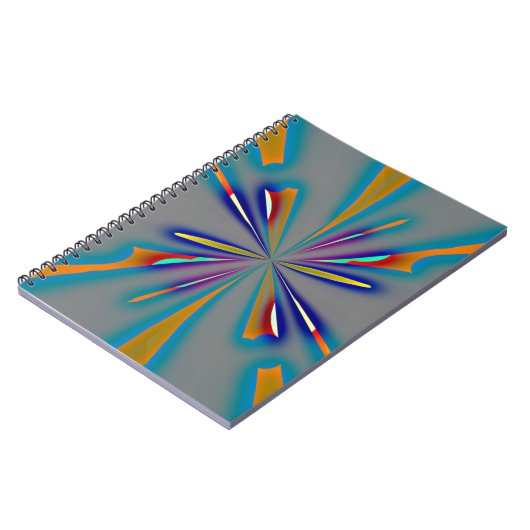 Carnet Explosion de couleur sur fond gris (Côté gauche)