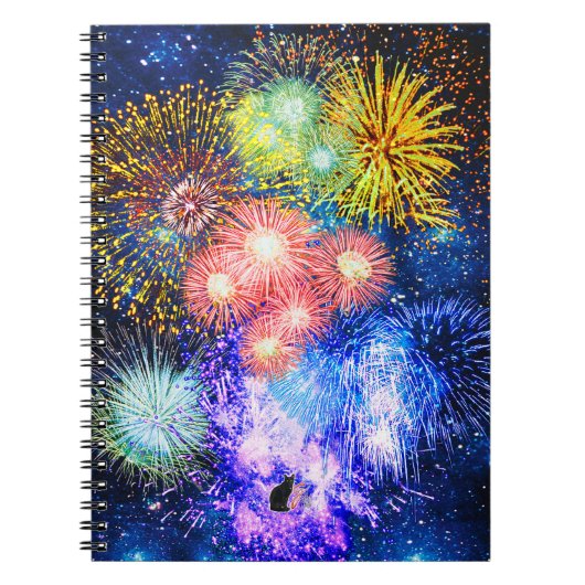 Carnet Explosion de feux d'artifice (Devant)