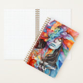 Carnet Explosion de fumée nom personnalisé (À l'intérieur)