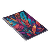 Carnet Explosion de Plumes Vibrantes (Côté Droit)