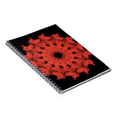 Carnet Explosion d'étoile rouge dans le ciel noir (Côté Droit)