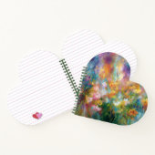 Carnet Explosion florale cosmique abstraite aux couleurs  (Intérieur)
