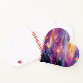 Carnet Explosion florale lumineuse abstraite (Intérieur)