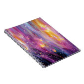 Carnet Explosion florale lumineuse abstraite (Côté Droit)