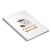 Carnet Expresso Yourself – Funny Smiling Coffee Tee (Côté Droit)