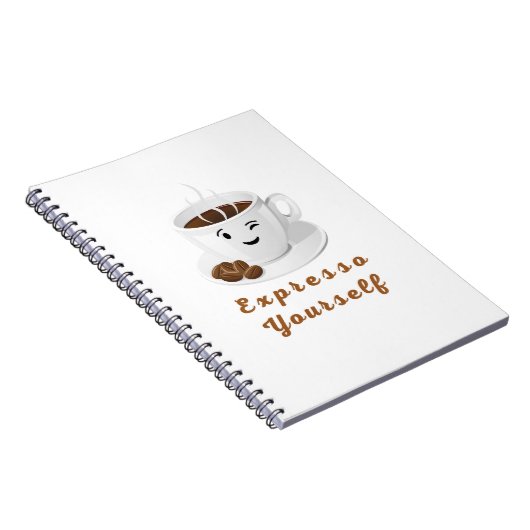 Carnet Expresso Yourself – Funny Smiling Coffee Tee (Côté Droit)