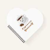 Carnet Expresso Yourself – Funny Smiling Coffee Tee (Devant)