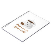 Carnet Exprimez-Vous – Tee Drôle de Sourire Café (Côté gauche)