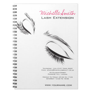 Carnet Extension de la barre des cils longs