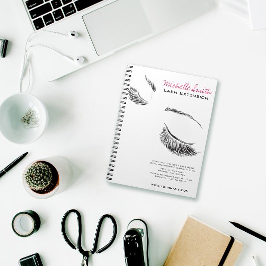 Carnet Extension de la barre des cils longs