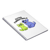 Carnet Extra Furrestrials Drôle Alien Furry Animal de com (Côté Droit)